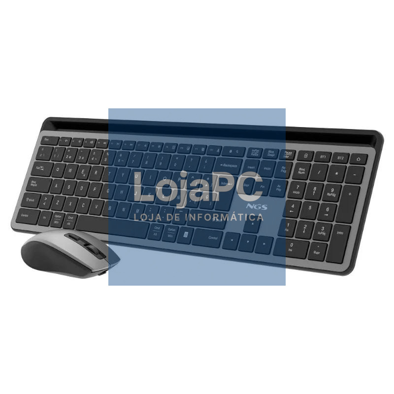 NGS Kit teclado+raton Eclipse Multi, Recargable