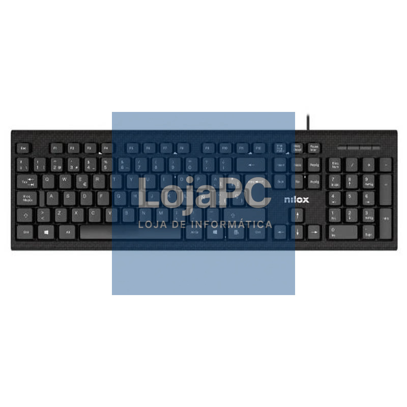 NILOX Kit Teclado+raton NXKME0011 Usb NEgro — imagem 3