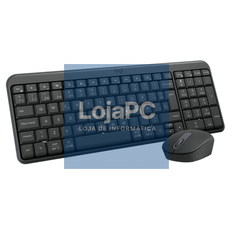 Logitech Teclado+raton MK250 bluet Negro — imagem 5