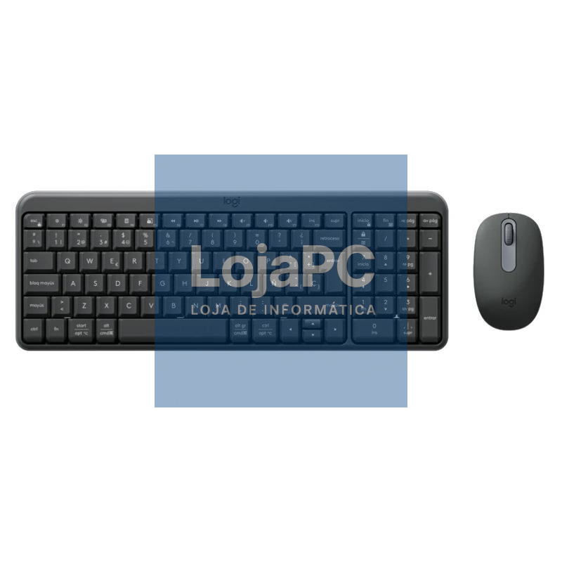 Logitech Teclado+raton MK250 bluet Negro