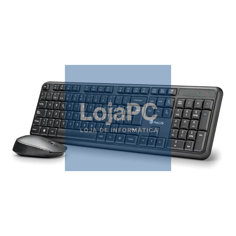 NGS Kit teclado+raton Harmony Inalámbrico 12 Tecla