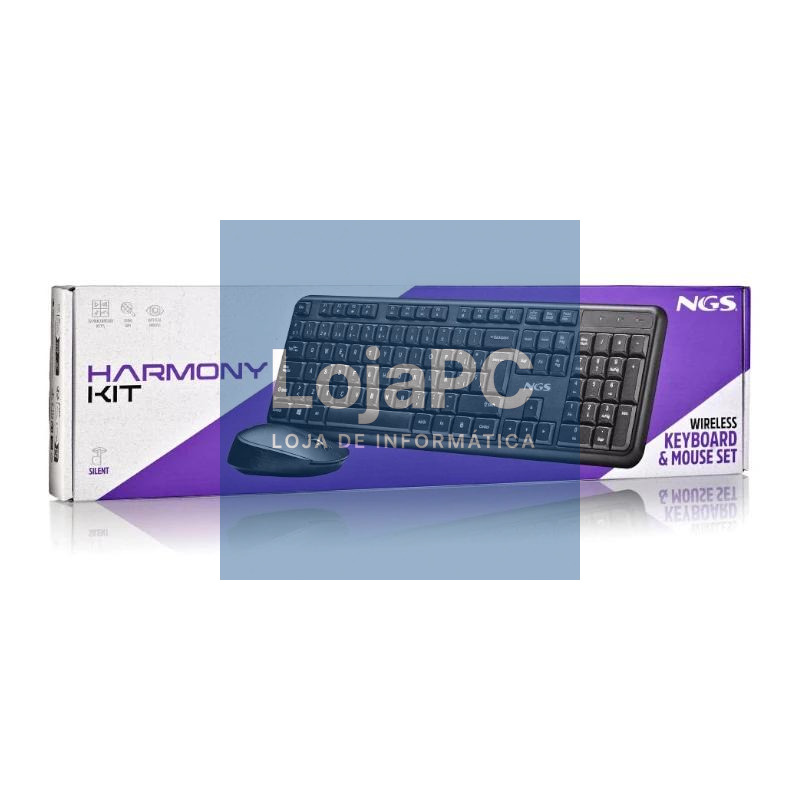 NGS Kit teclado+raton Harmony Inalámbrico 12 Tecla — imagem 2