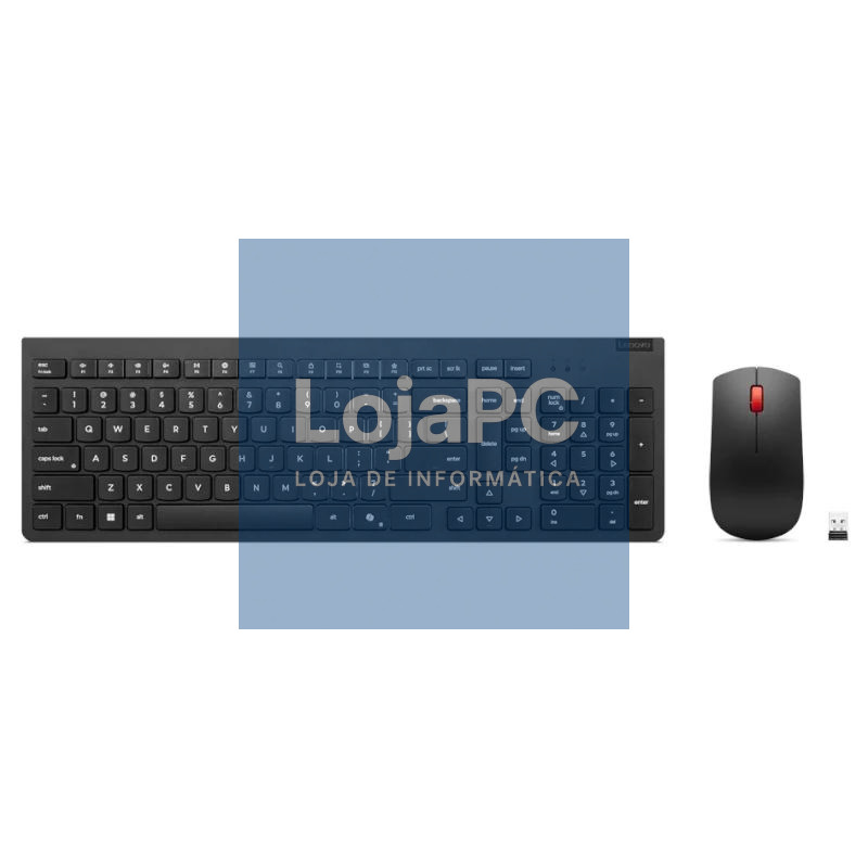 Lenovo 4X31R64484 Teclado + Ratón Inalámbrico Negr — imagem 2