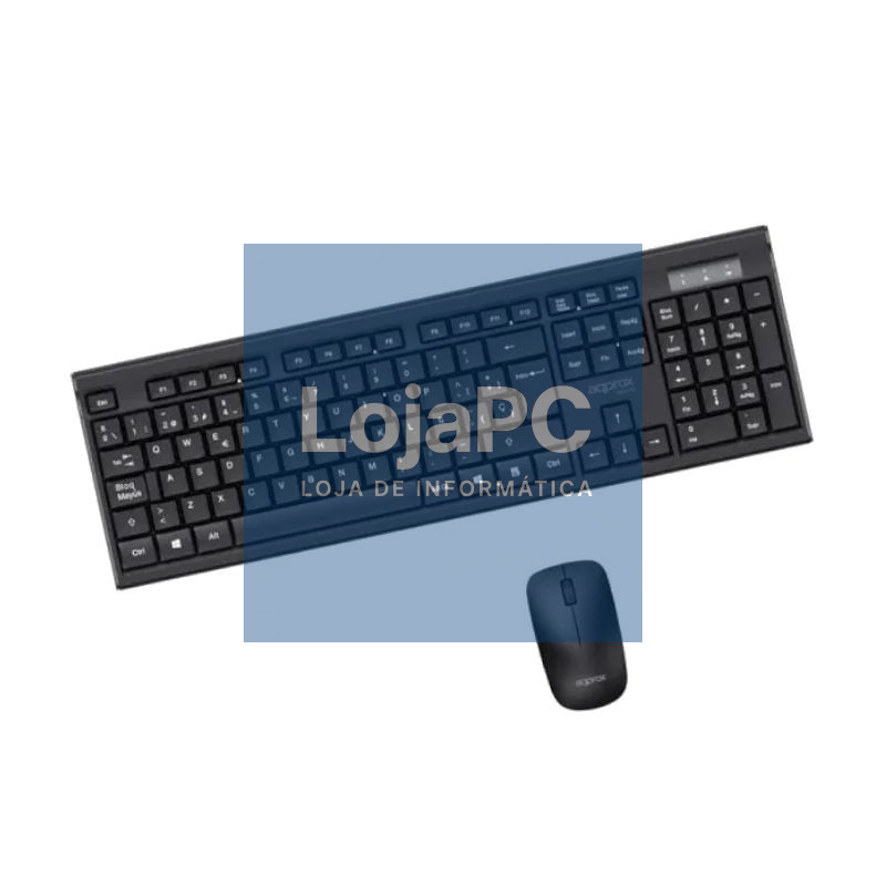 APPROX Teclado+raton inal. MX410 Negro — imagem 2