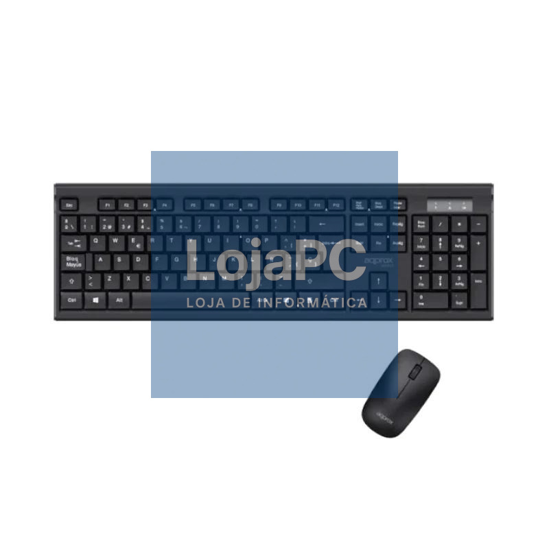 APPROX Teclado+raton inal. MX410 Negro