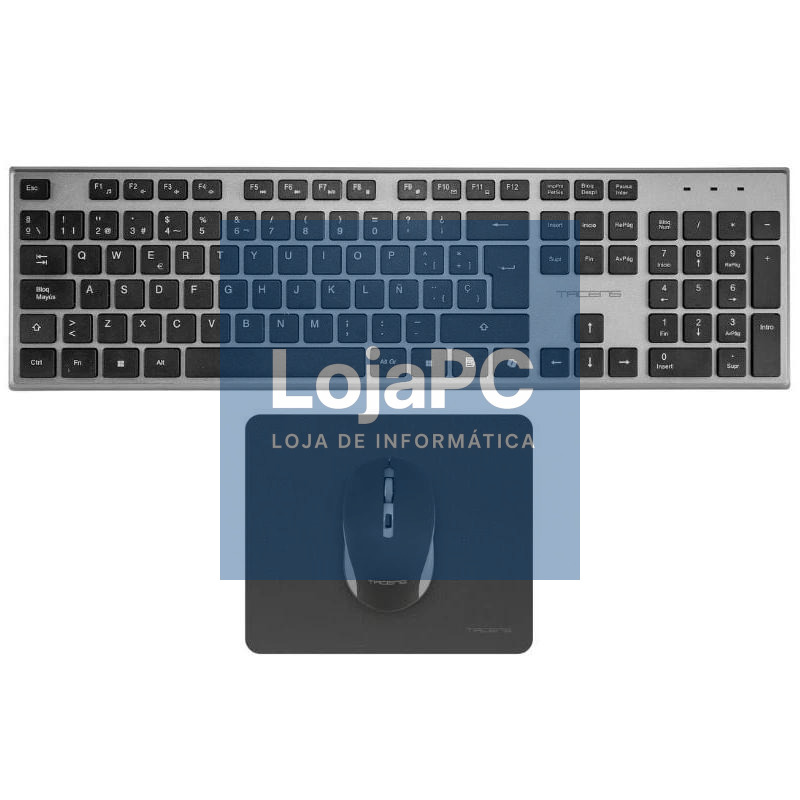 Tacens 3EN1 Teclado+Ratón+Alfom Inalámbrico Negro — imagem 3