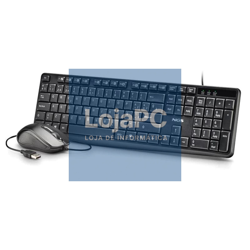 NGS Kit Teclado+Ratón con cable Cocoa — imagem 3