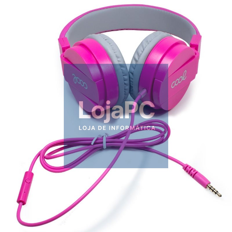 Fones de ouvido jack de 3,5 mm COOL Toronto com micro rosa — imagem 4