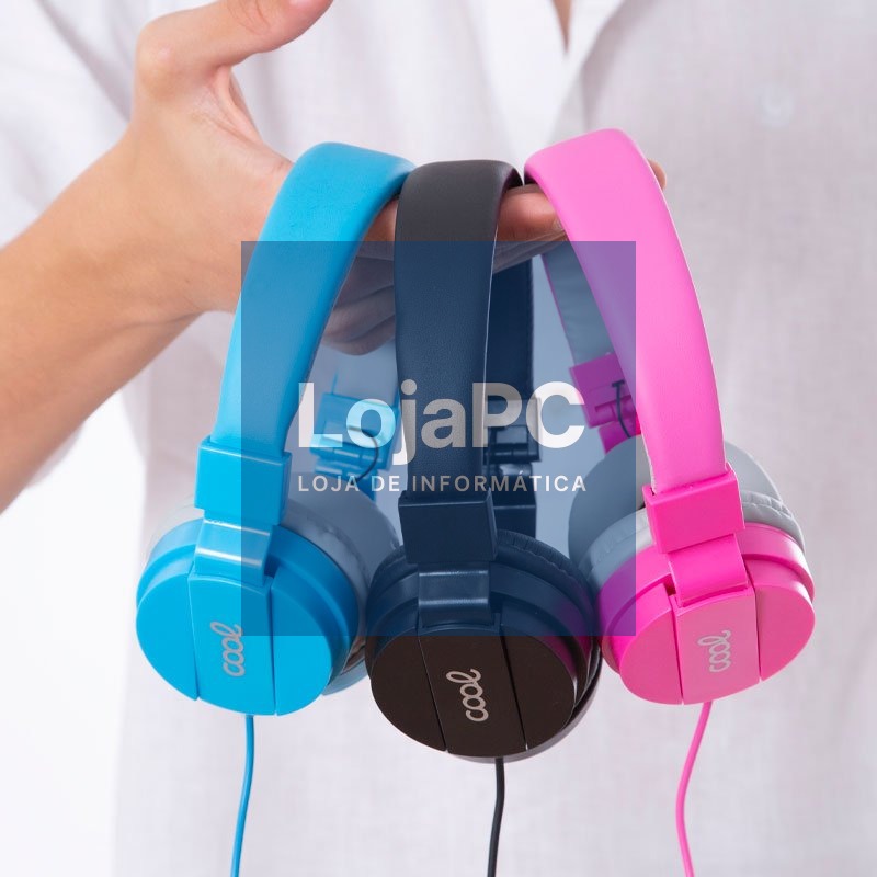 Fones de ouvido jack de 3,5 mm COOL Toronto com micro rosa — imagem 2