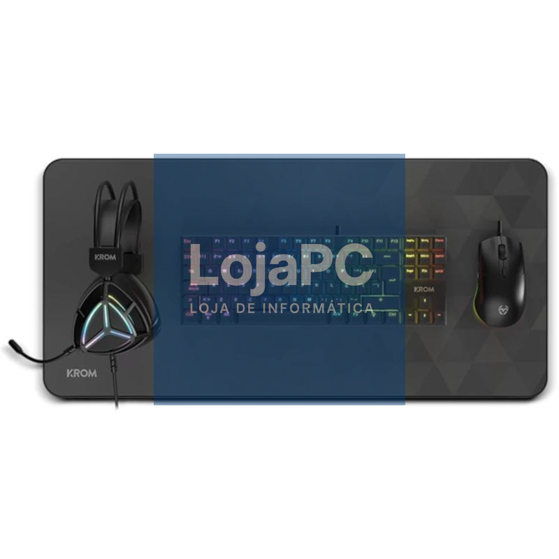 KROM KLASS PCombo Gaming 4 en 1 RGB Negro