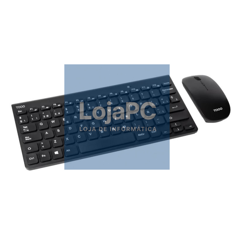 Tooq Teclado + Ratón TQKMW-3101-B Slim inalámbrico