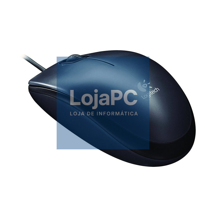 Logitech M90 ratón óptico 1000dpi USB negro — imagem 2