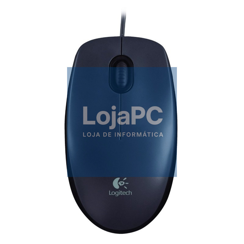 Logitech M90 ratón óptico 1000dpi USB negro