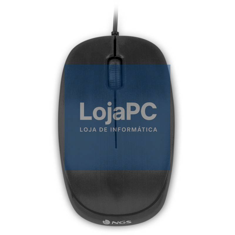 NGS Raton óptico Flame 1000 Dpi Negro