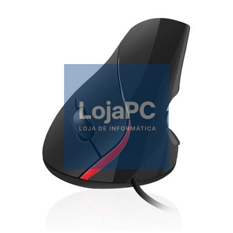 EWENT EW3156 Raton Ergonómico USB Negro