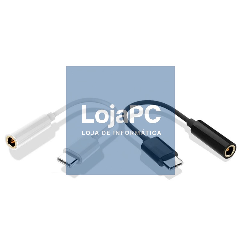 Adaptador Conector Tipo C para Jack 3,5 mm (Digital) FRIO (Universal) Preto — imagem 4