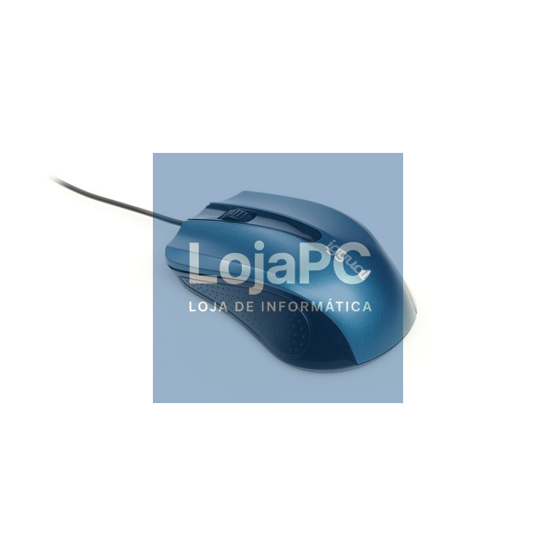 iggual Ratón óptico COM-ERGONOMIC-RL-800DPI azul — imagem 3