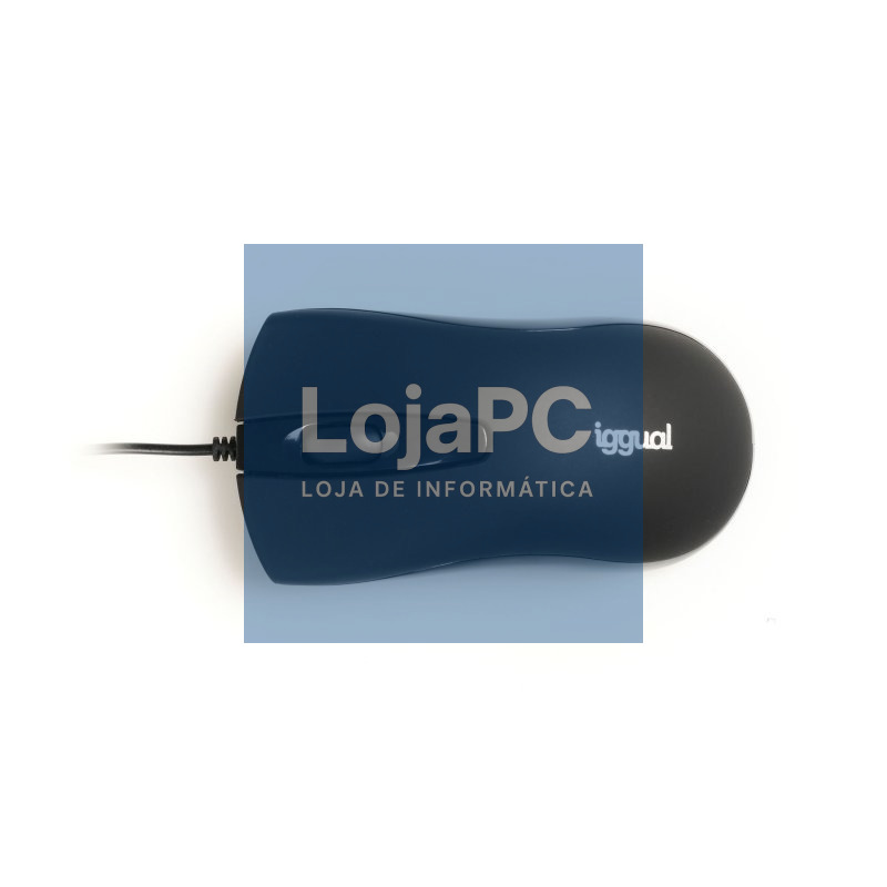 iggual Ratón óptico COM-BUSINESS-1200DPI negro