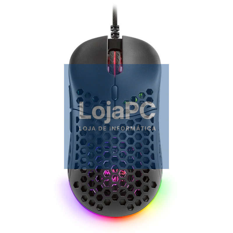 Mars Gaming Raton Gaming ligero RGB negro