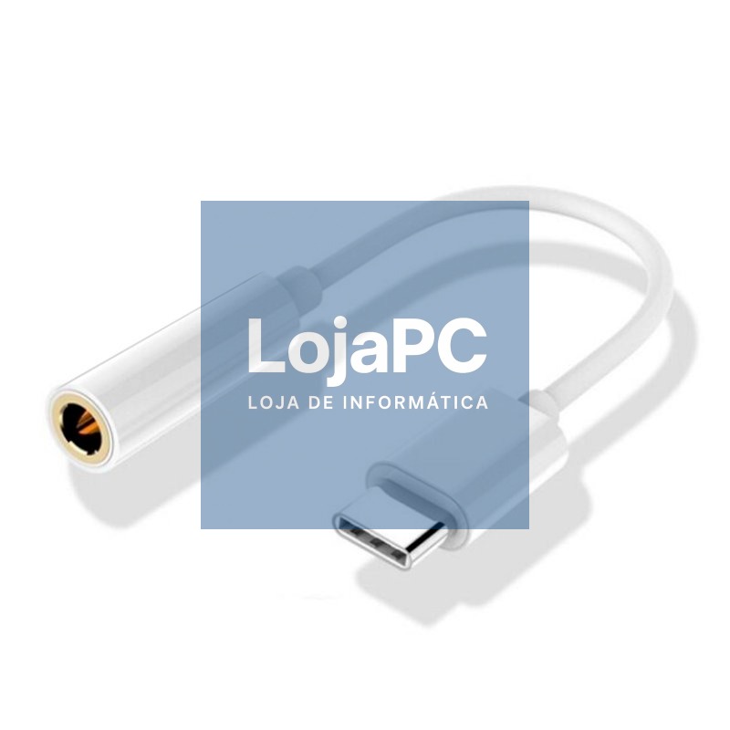 Adaptador Conector Tipo C para Jack 3,5 mm (Digital) FRIO (Universal) Branco