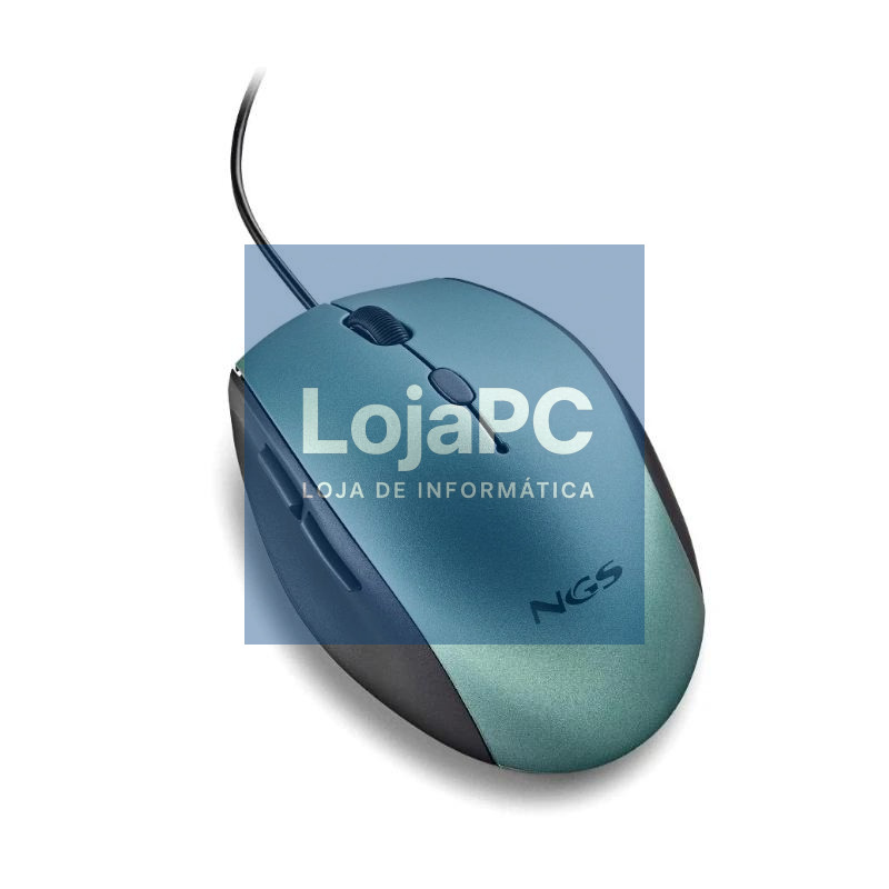 NGS WIRED ERGO SILENT MOUSE + USB TYPE C ADAPT ICE — imagem 5