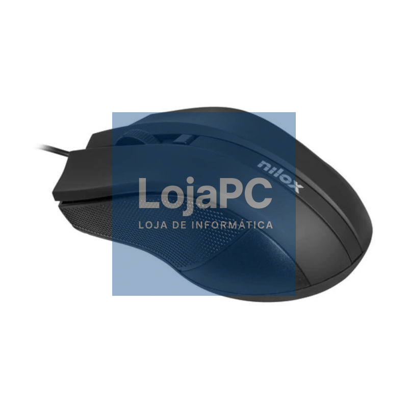 Nilox Ratón MOUSB1002 1600 dpi USB