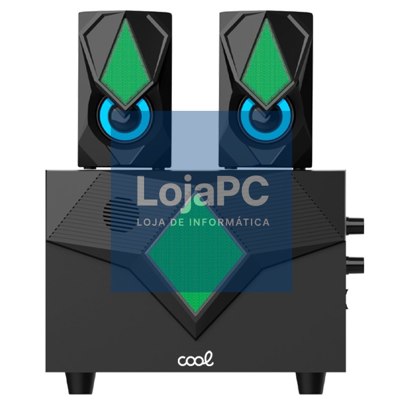 Equipamento de áudio para PC COOL Gaming LED USB 15W — imagem 3