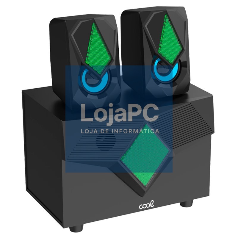 Equipamento de áudio para PC COOL Gaming LED USB 15W — imagem 4