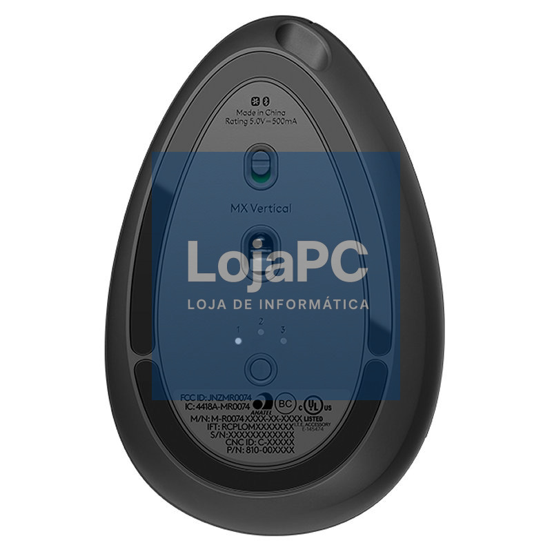 Logitech MX Vertical Ratón ergonómico Negro — imagem 2