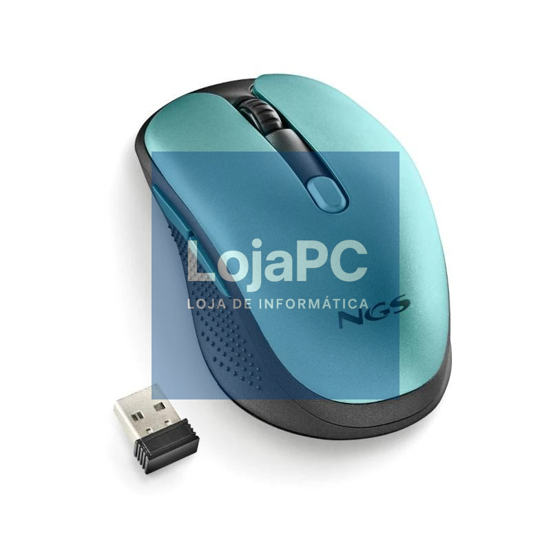NGS Raton Inalambrico Recargable Silencioso Hielo — imagem 5