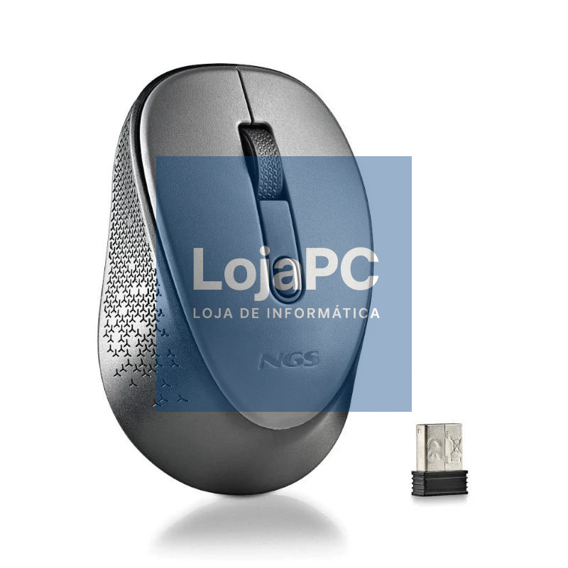 NGS RATON INALAMBRICO 800/1600DPI Gris