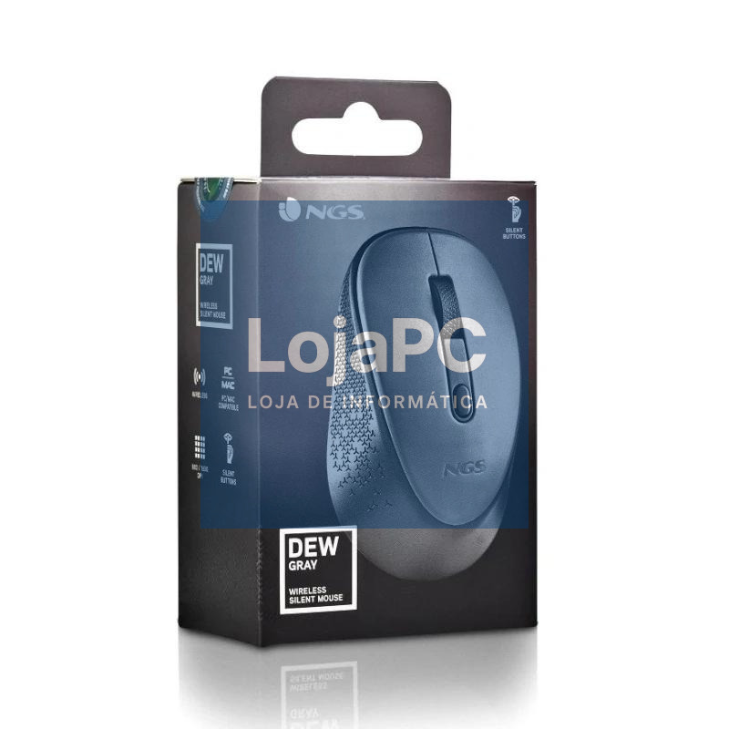 NGS RATON INALAMBRICO 800/1600DPI Gris — imagem 3