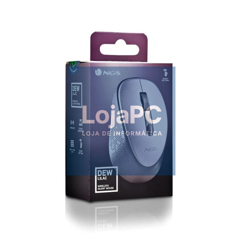 NGS RATON INALAMBRICO 800/1600DPI Lila — imagem 3