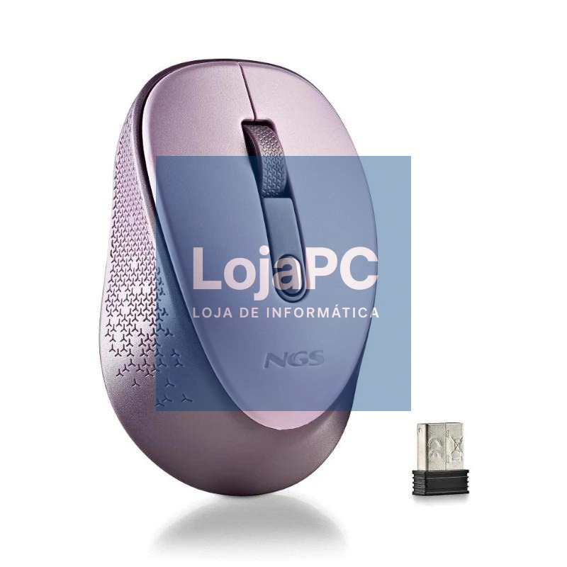 NGS RATON INALAMBRICO 800/1600DPI Lila