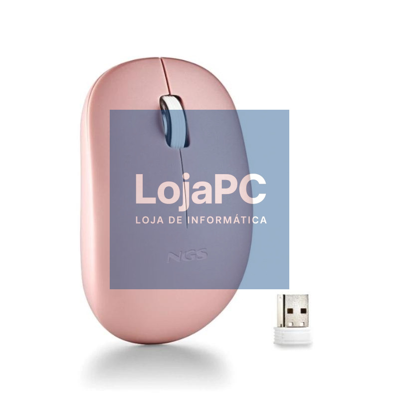 NGS Raton Fogpro Inalambrico Rosa