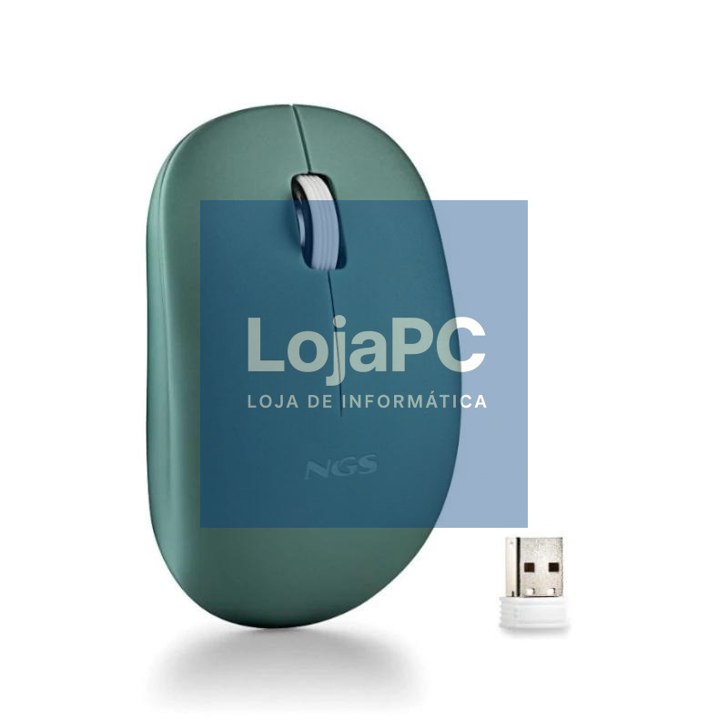 NGS Raton Fogpro Inalambrico Verde