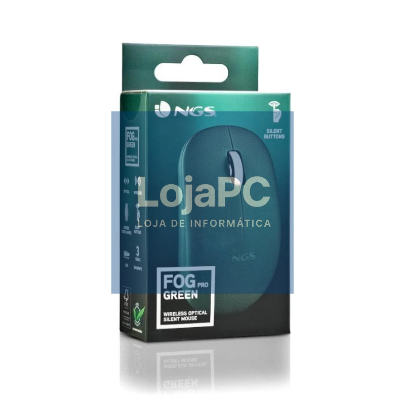 NGS Raton Fogpro Inalambrico Verde — imagem 3