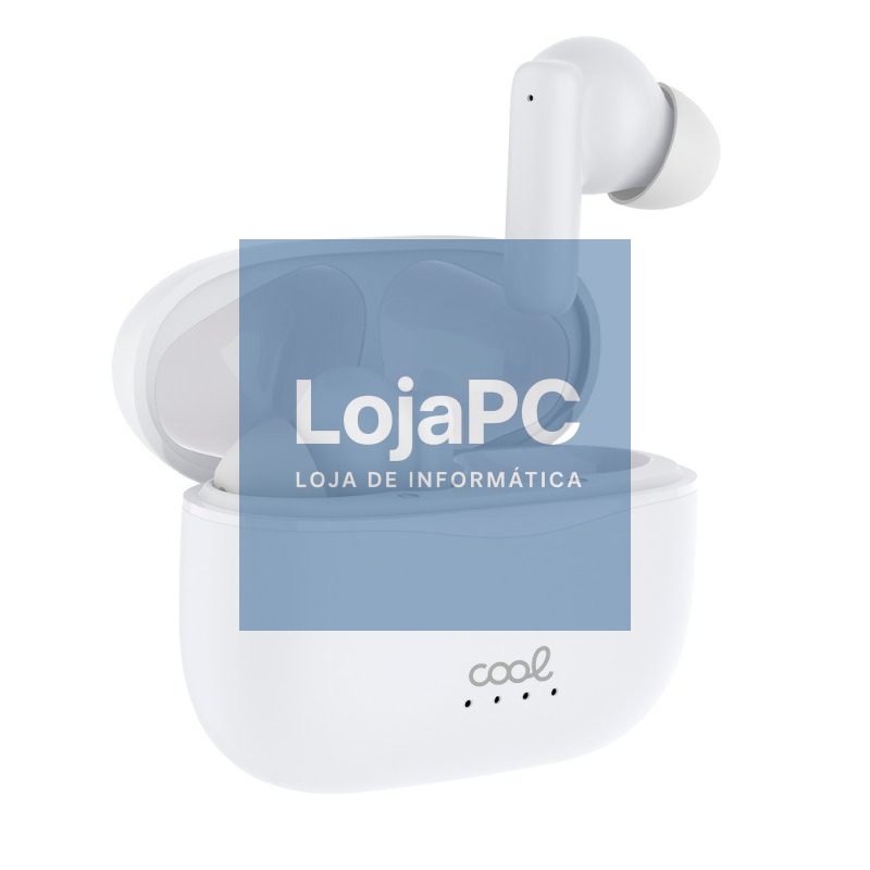 Auriculares Stereo Bluetooth Earbuds COOL Bound Branco — imagem 2