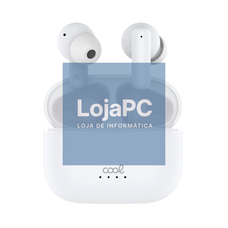 Auriculares Stereo Bluetooth Earbuds COOL Bound Branco — imagem 3