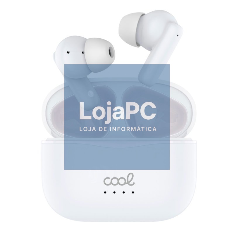Auriculares Stereo Bluetooth Earbuds COOL Bound Branco