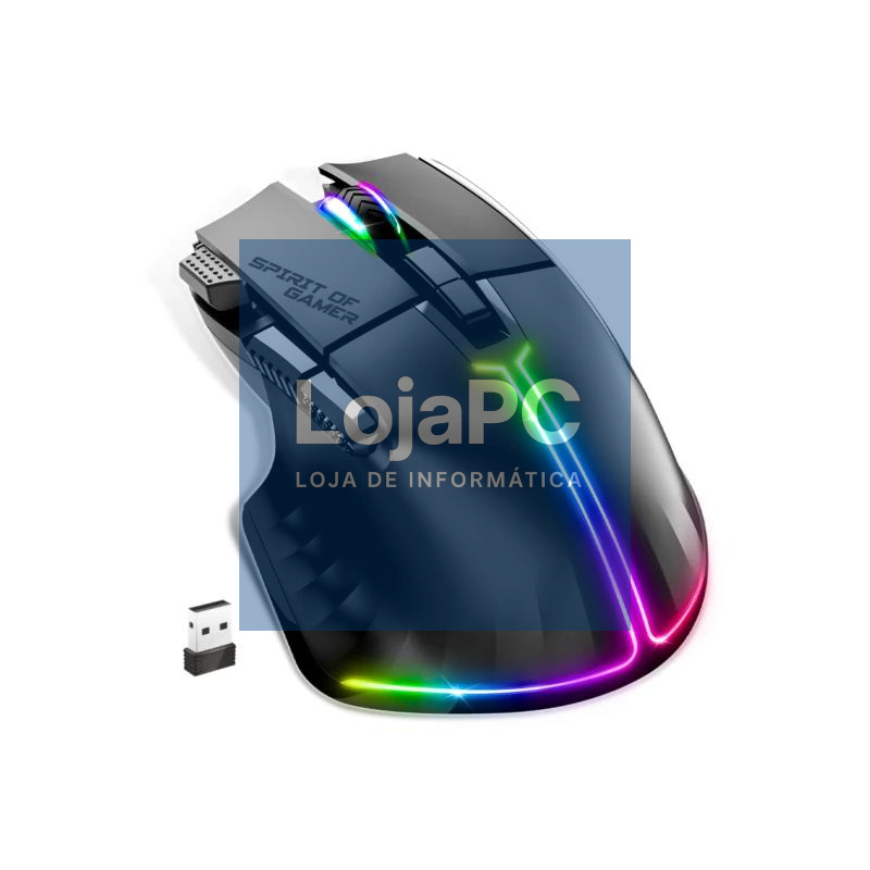 Spirit of Gamer Ratón Inalambrico Pro M5 Black — imagem 2