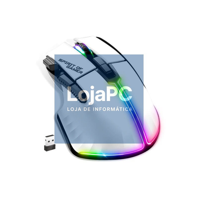 Spirit of Gamer Ratón Inalambrico Pro M5 White — imagem 2