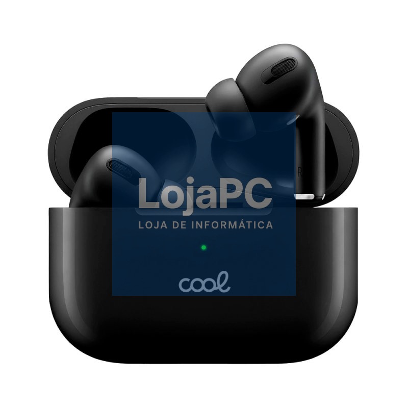 Auriculares Stereo Bluetooth Earbuds COOL Chester Preto — imagem 4