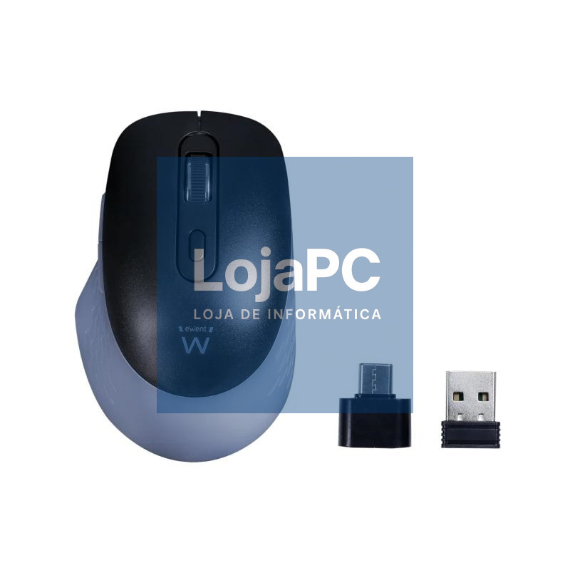 EWENT EW3243 Ratón inalámbrico 2.4GHz BT