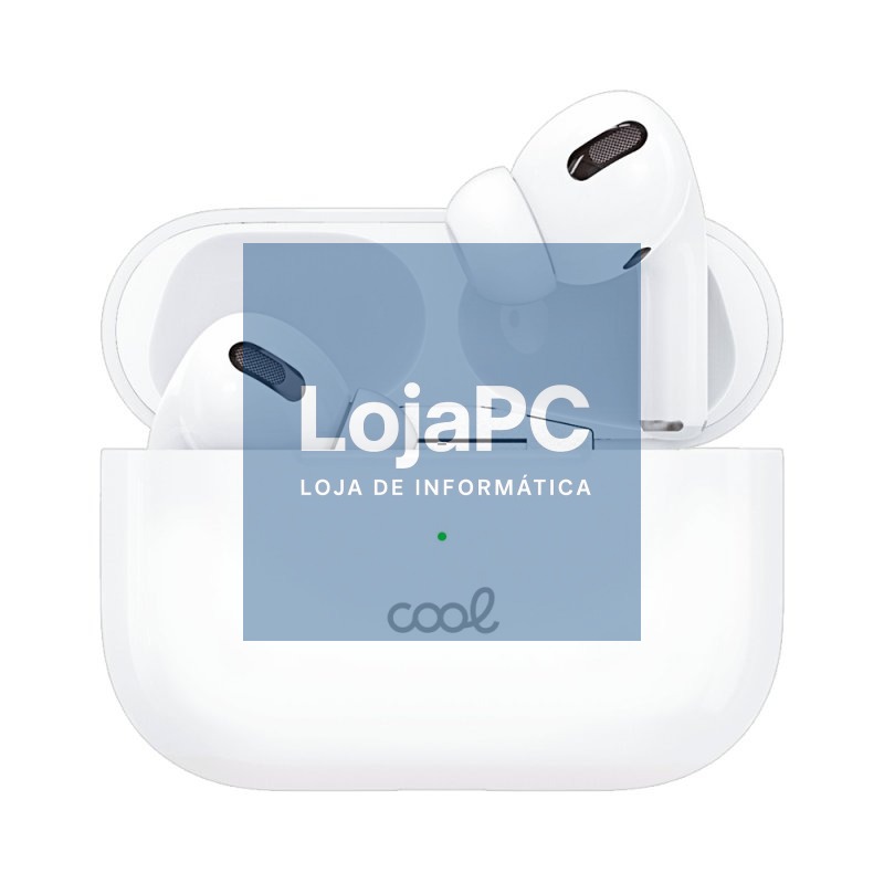 Auriculares Stereo Bluetooth Earbuds COOL Chester Branco — imagem 3