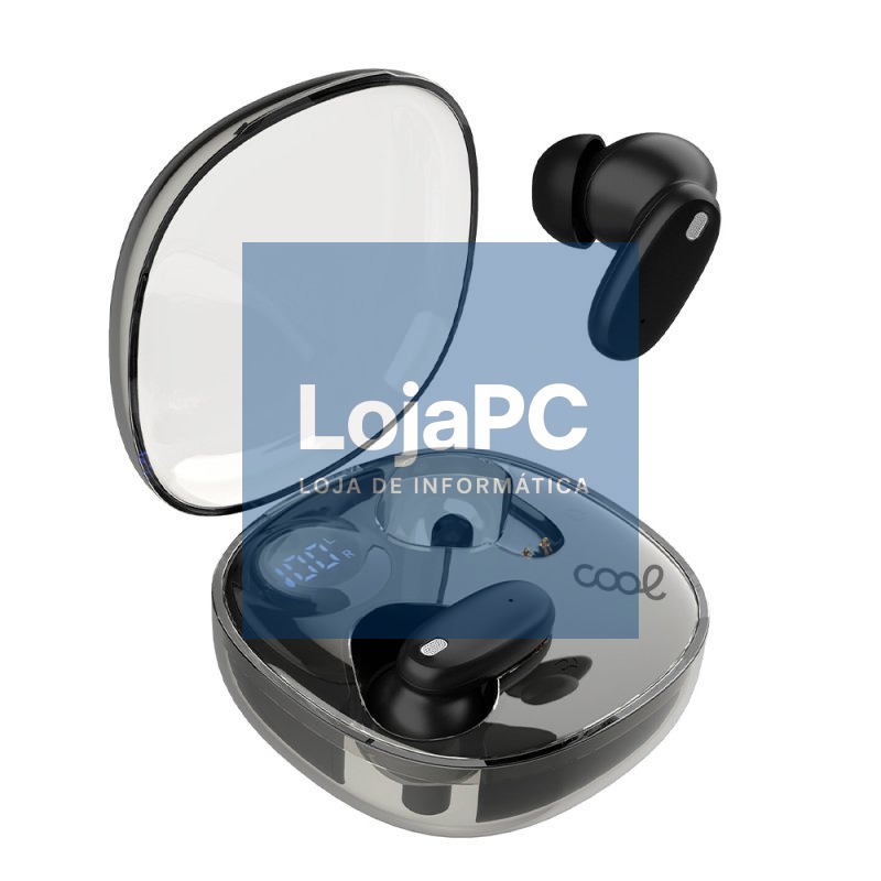 Auriculares Stereo Bluetooth Earbuds COOL Fun Black — imagem 4