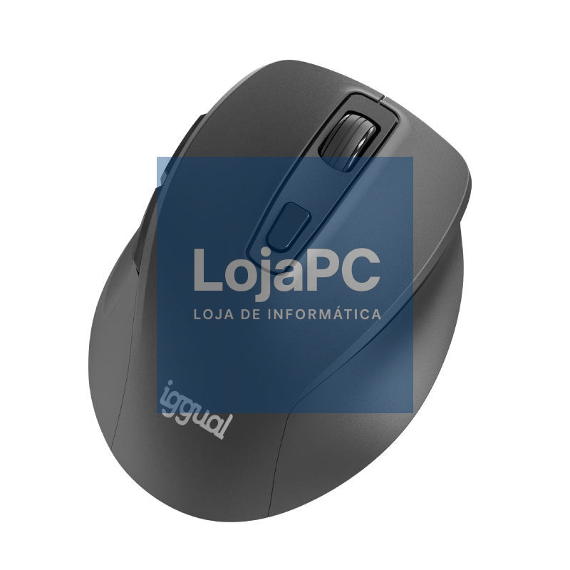 iggual Ratón inalámbrico ERGO-SILENT-6D 1600DPI