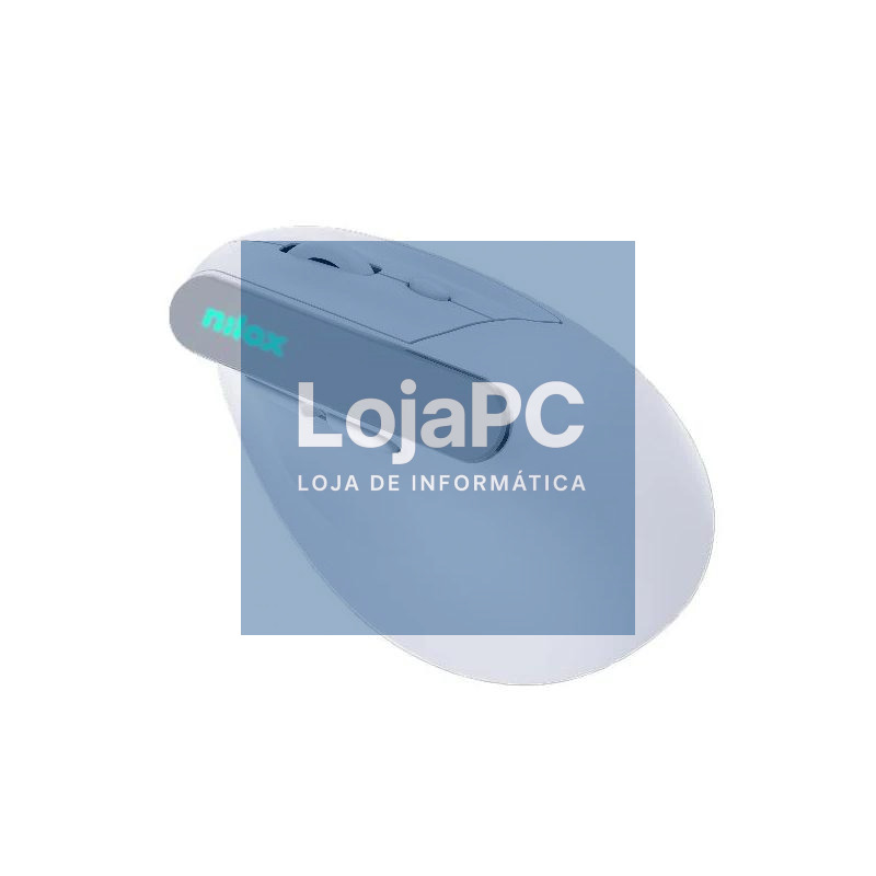 Nilox Ratón Wir Vertical Rec. Silen 1600DPI Blanco — imagem 3