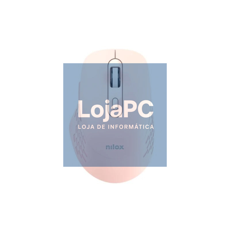 Nilox Ratón Dual Wireless 1600dpi silen. Rosa