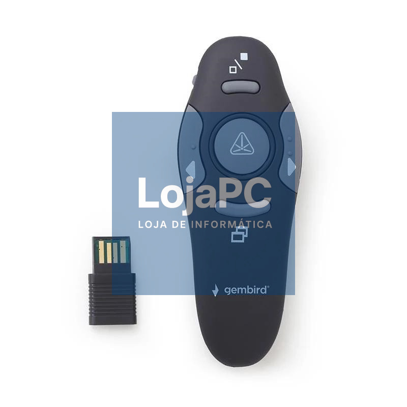 GEMBIRD Presentador inalámbrico láser adapt USB